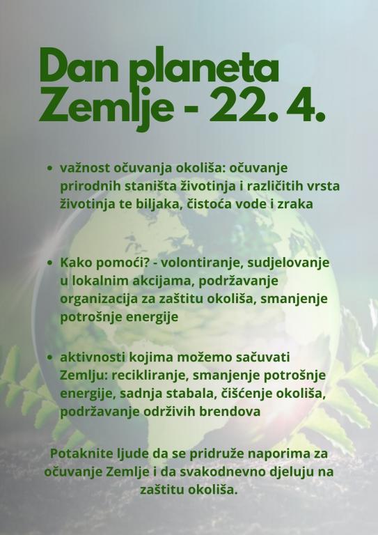 Dan planeta Zemlje - plakat