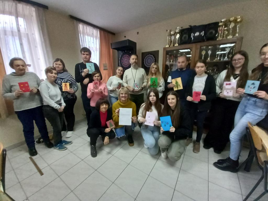 Krugovci s članovima Udruge slijepih