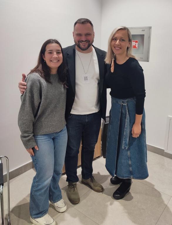 Eva, mentorica i Kristian novak
