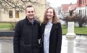 Profesor Stefan Bunjevac i učenica Anamarija Budimir